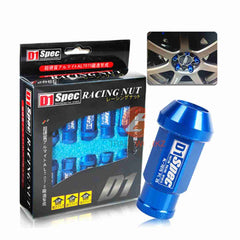 Set of 20 Pcs D1 Spec M12 X 1.5 Blue Weight Bilet Racing Wheel Lug Nut