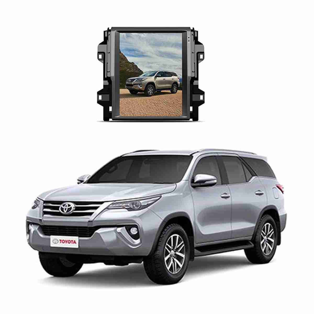 Toyota Fortuner 2017 to 2019 – Android Panel HD Player IPS Display Multimedia System
