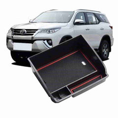 Armrest Central Storage Box For Toyota Fortuner SW4 2015 to 2020