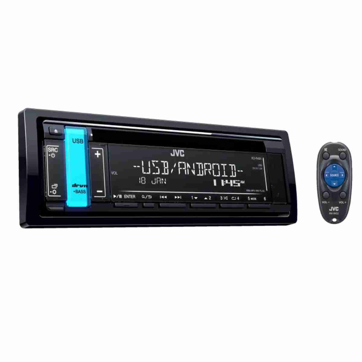 JVC KD-R491 CD Receiver with Front USB/AUX Input 2020 to 2021