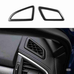 Ac Vent Frame Carbon Fiber Trims For Honda Civic 2016 to 2021