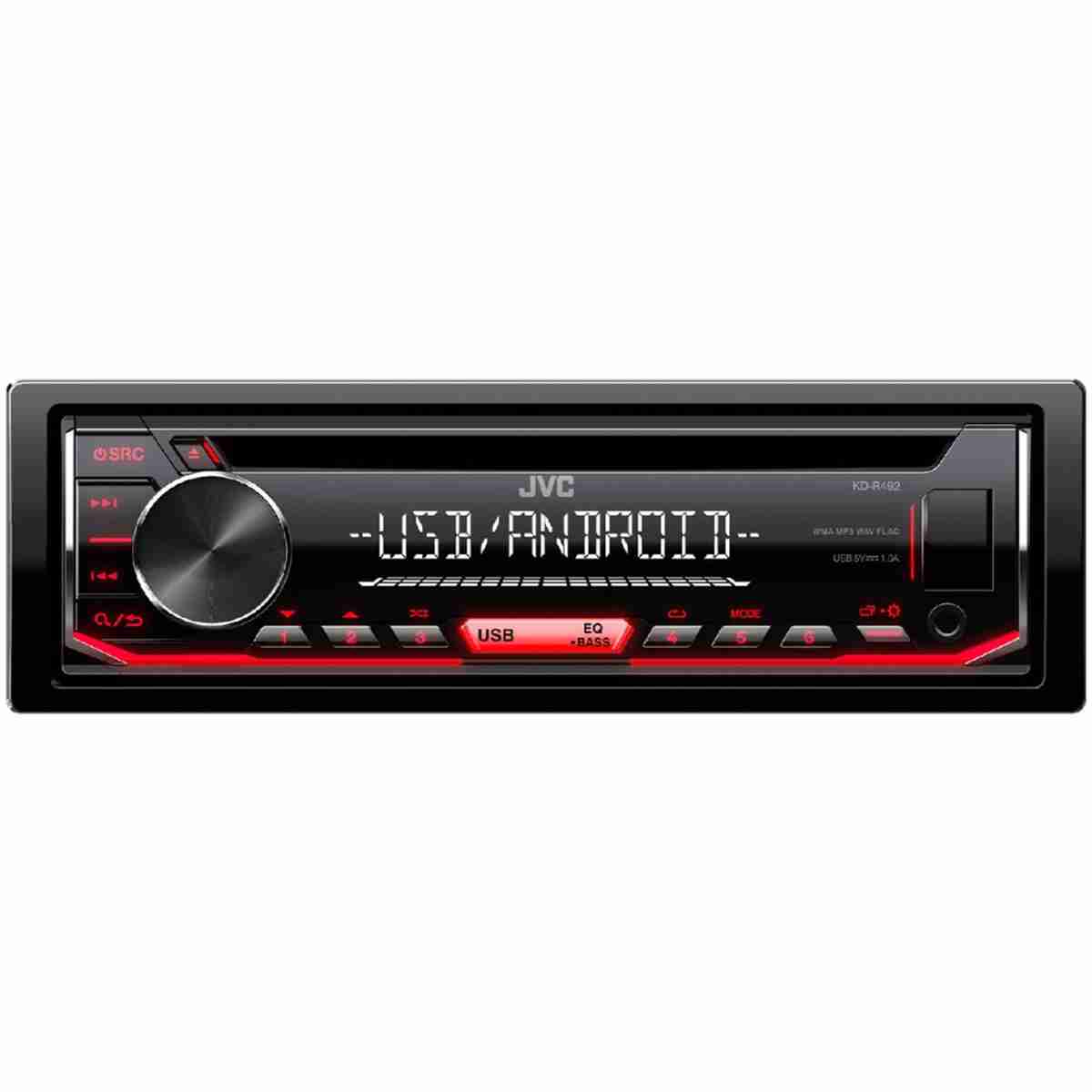 JVC KD-R492 CD Receiver with Front USB/AUX Input 2020 to 2021