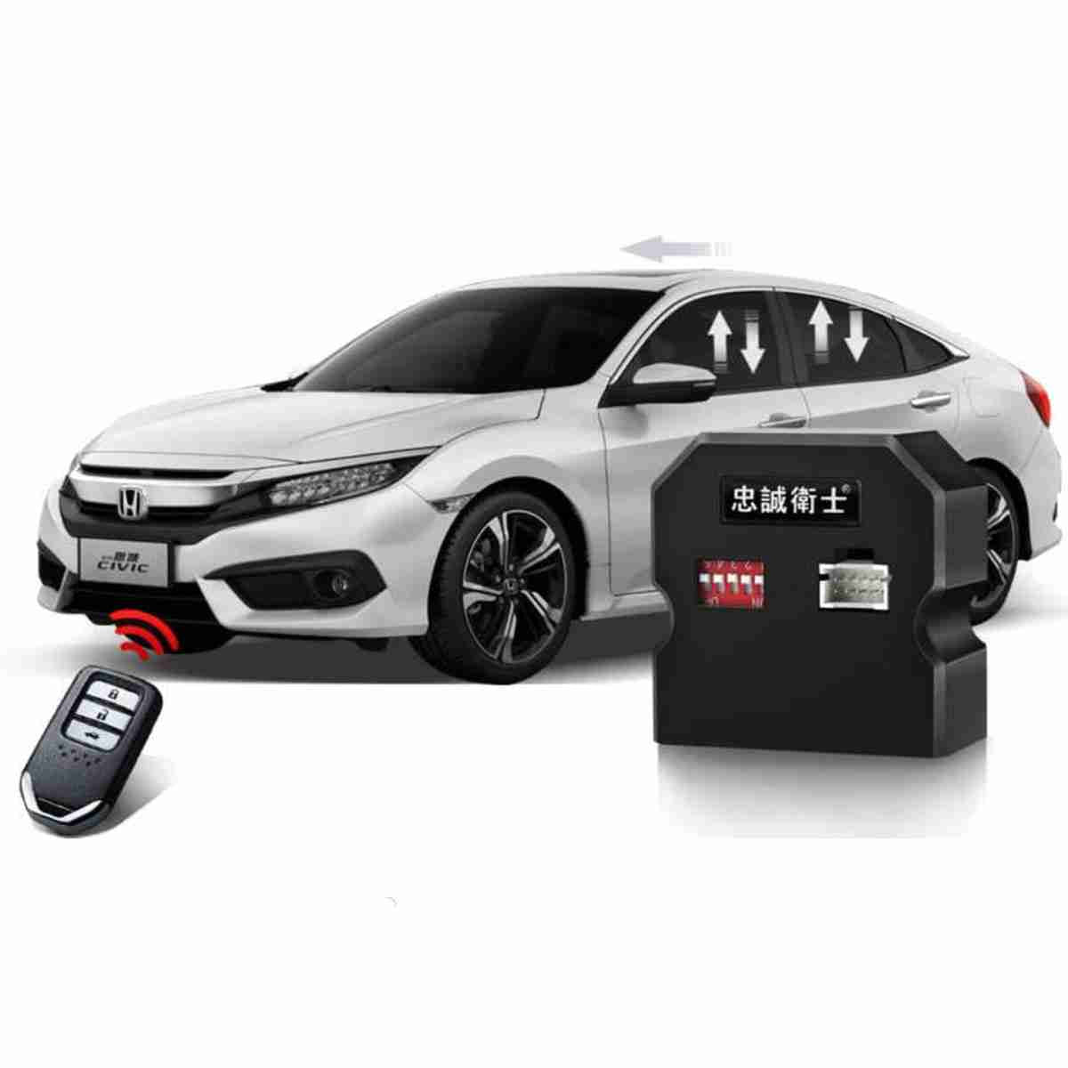 Honda Civic Window Closer Kit | Auto Mirror Closer | Sunroof Closer | Window Lifter 2016 to 2021