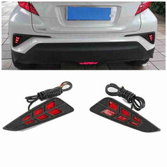 Toyota CHR Brake Bumper Tail Lights Arrow Style 2017 to 2019