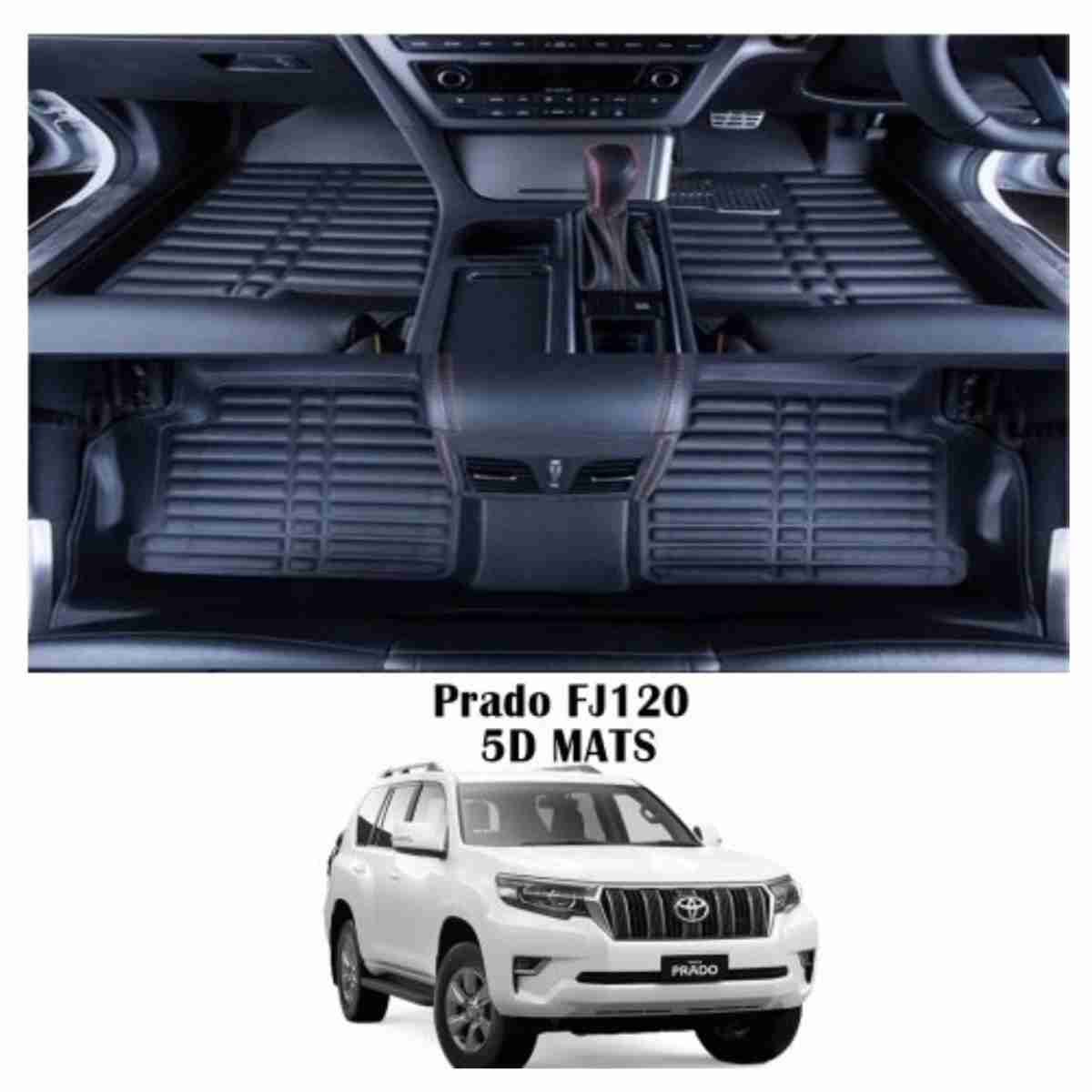 5D Floor Mats For Prado FJ120 2004 to 2008
