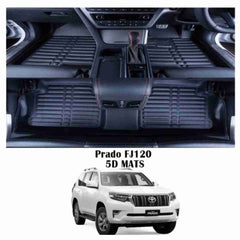 5D Floor Mats For Prado FJ120 2004 to 2008