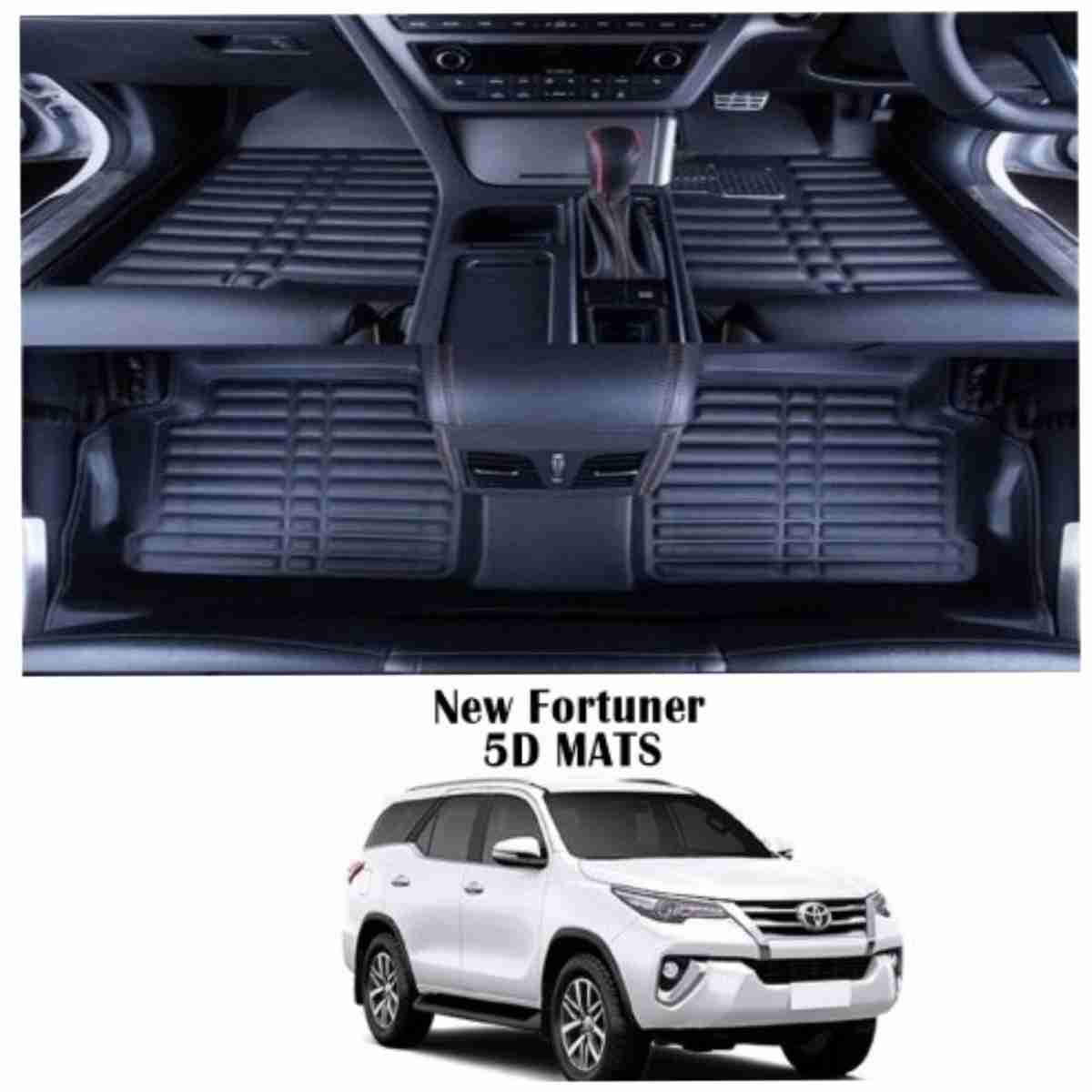 5D Floor Mats For Toyota Fortuner 2017 to 2021