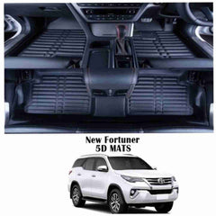 5D Floor Mats For Toyota Fortuner 2017 to 2021
