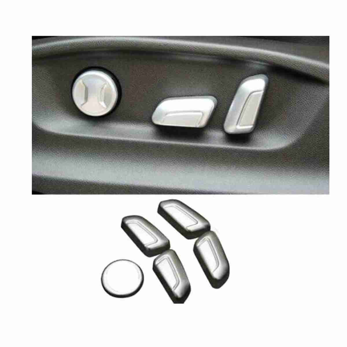 Seat Control Buttons Chrome Trims for Hyundai Tucson Model 2020 to 2021