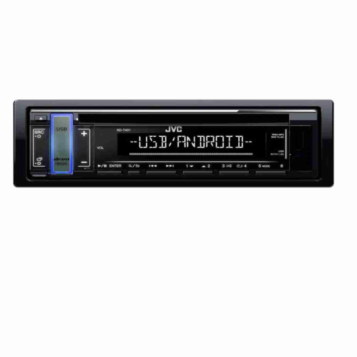 JVC KD-T401 CD Receiver with Front USB/AUX Input 2020 to 2021