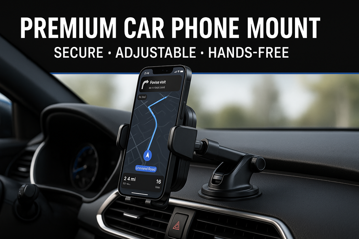 Premium Car Phone Mount promotional banner