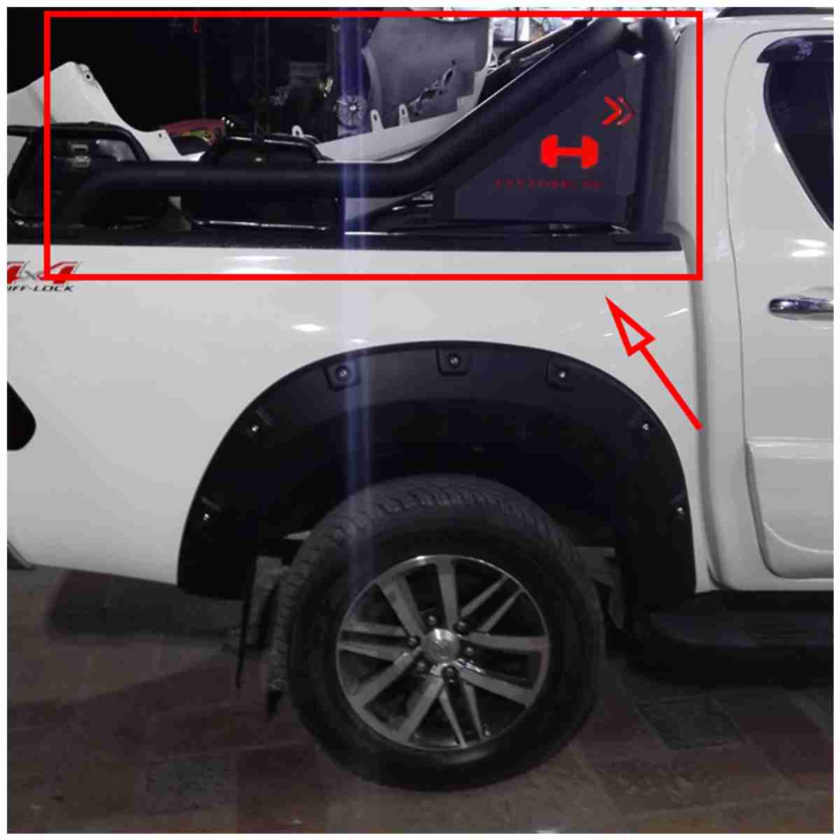 Hamer BAT Style Roll Bar Metal for Toyota Hilux Revo 2016 to 2020
