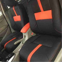 Seat Cover Red and Black for City 2009 to 2019 in japanese leather