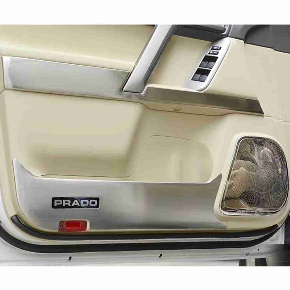 Door Steel Protection Cover Chrome Kit for Toyota Prado FJ150 2009 to 2018