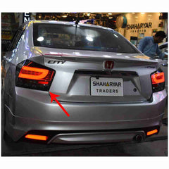 Back Lava Light Smoke with LED for Honda City 2009 to 2020
